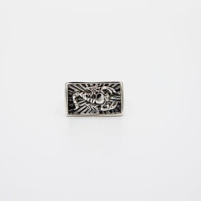 Salty Mafia’s Stinger Signet Ring is a bold statement piece, capturing the spirit of the sea in fine silver.