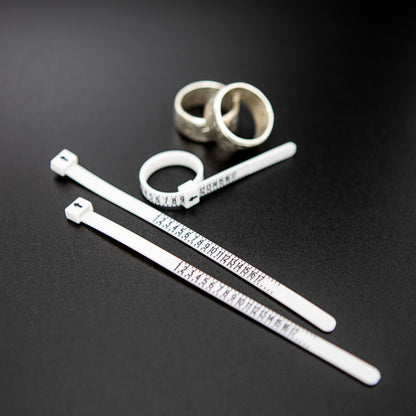 Get the perfect fit for your 925 sterling silver ring with the Free Ring Sizer from Salty Mafia.