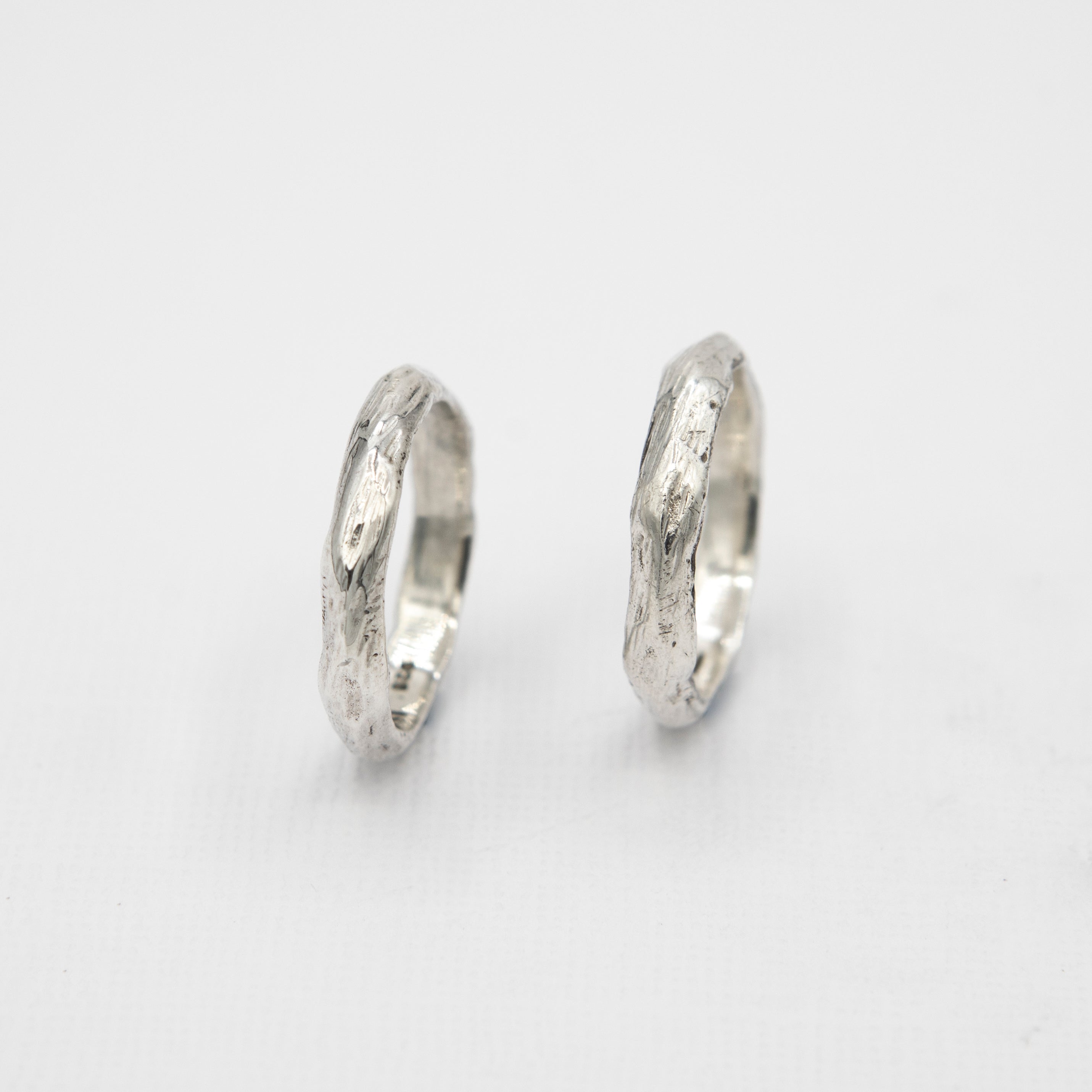 The Stacker Ring – a handcrafted 925 sterling silver men's ring designed for effortless stacking and everyday wear.